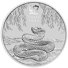 Pièce Perth Mint Lunar Argent 1 Kilo 2025 Année du Serpent