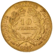 Pièce 10 Francs Or Cérès 3ème République