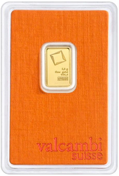 Lingot d'Or 2,5g Valcambi