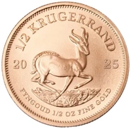 Pièce Krugerrand Or 1/2 Once 2025