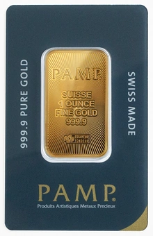 Lingot d'Or 1 Once Pamp