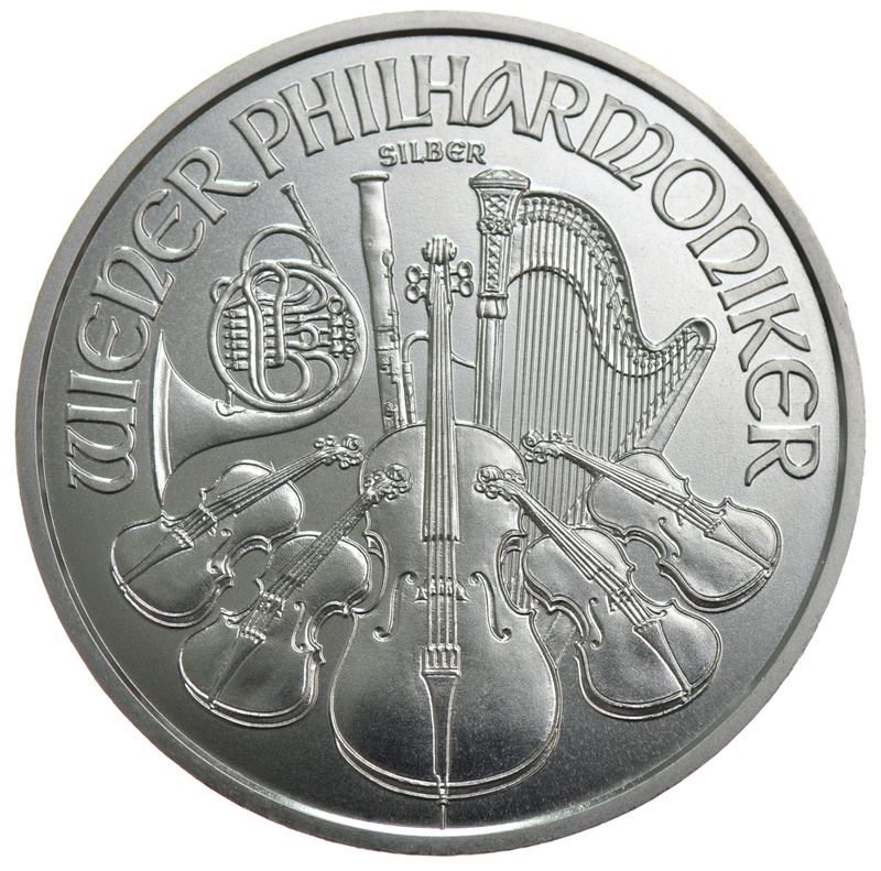 2016 1oz Austrian Philharmonic Silver Coin