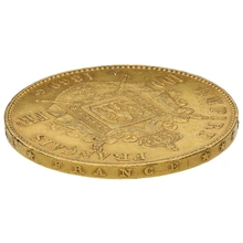 Pièce 100 Francs Or Napoléon III Tête Laurée