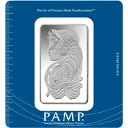 Lingot d'Argent 100g Pamp