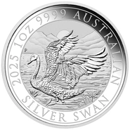 Pièce Cygne Australienne Argent 1 Once 2025