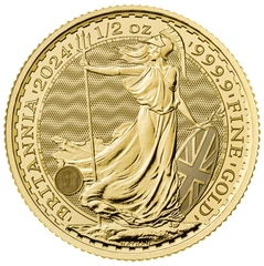 Pièce Britannia Or 1/2 Once 2024