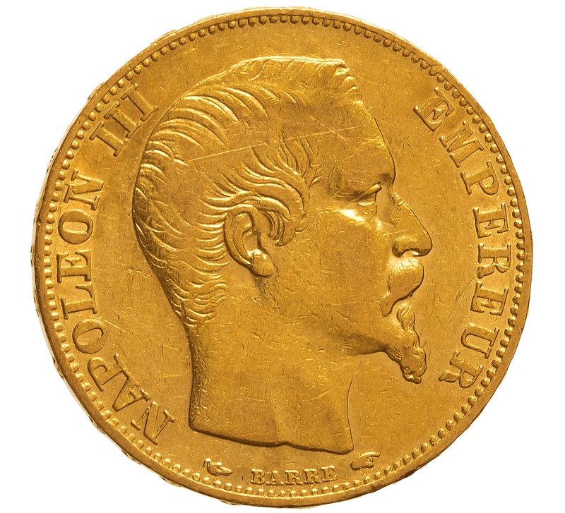 20 Francs Or Napoléon III Tête Nue 1855 A