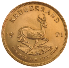 Pièce Krugerrand Or 1 Once 1991