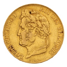 20 Francs Or Louis-Philippe Tête Laurée 1847 A