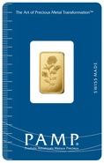 Lingot d'Or 5g PAMP la Rose