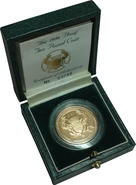 Pièce Double Souverain Or 1986 Jeux du Commonwealth en Boîte