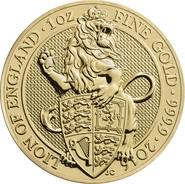 Pièce Queen's Beasts Or 1 Once 2016 Lion