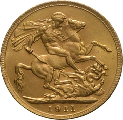 Pièce Souverain Or 1911