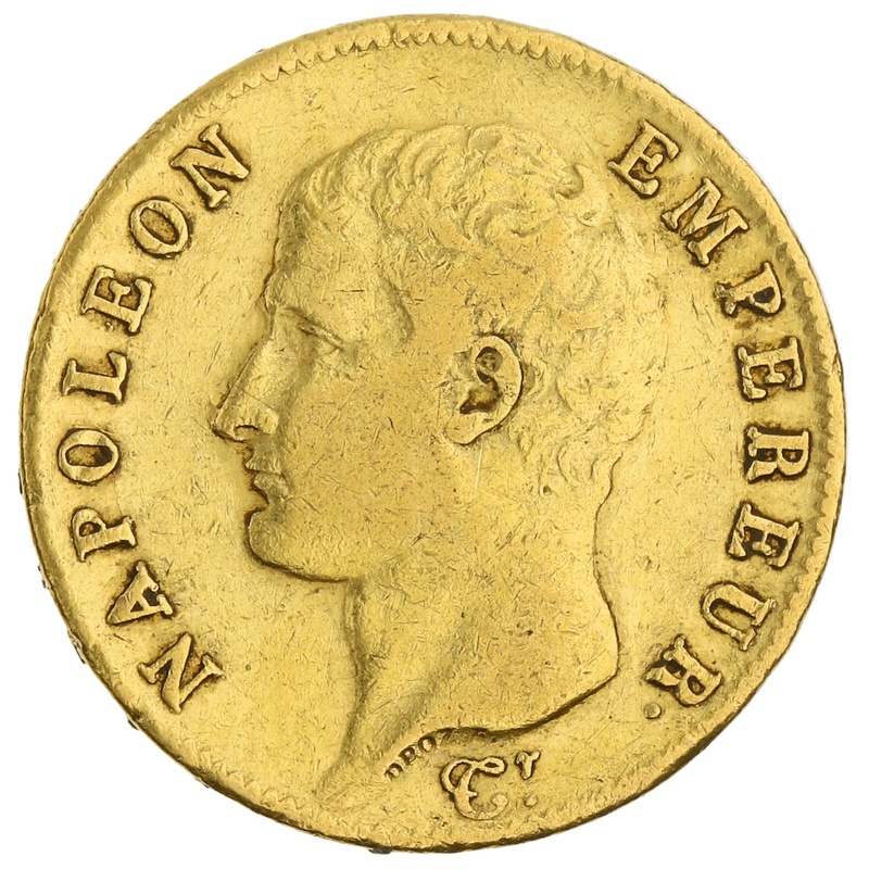 20 Francs Or Napoléon I Tète Nue 1806 A