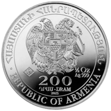 Pièce Arche de Noé Argent 1/2 Once 2025