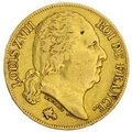 20 Francs en or - Louis XVIII Tête Nue 1819 A