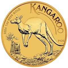Pièce Kangourou Or 1 Once 2024