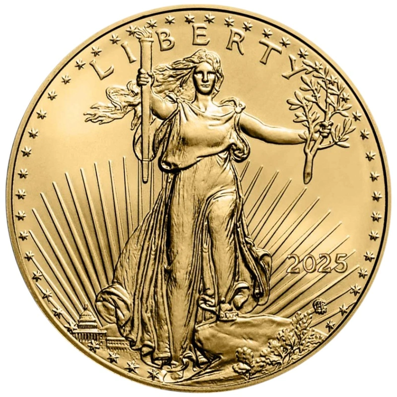 Pièce American Eagle Or 1/4 Once 2025
