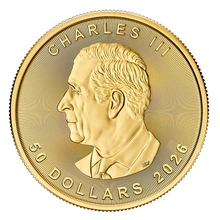 Pièce Maple Leaf Or 1 Once 2026
