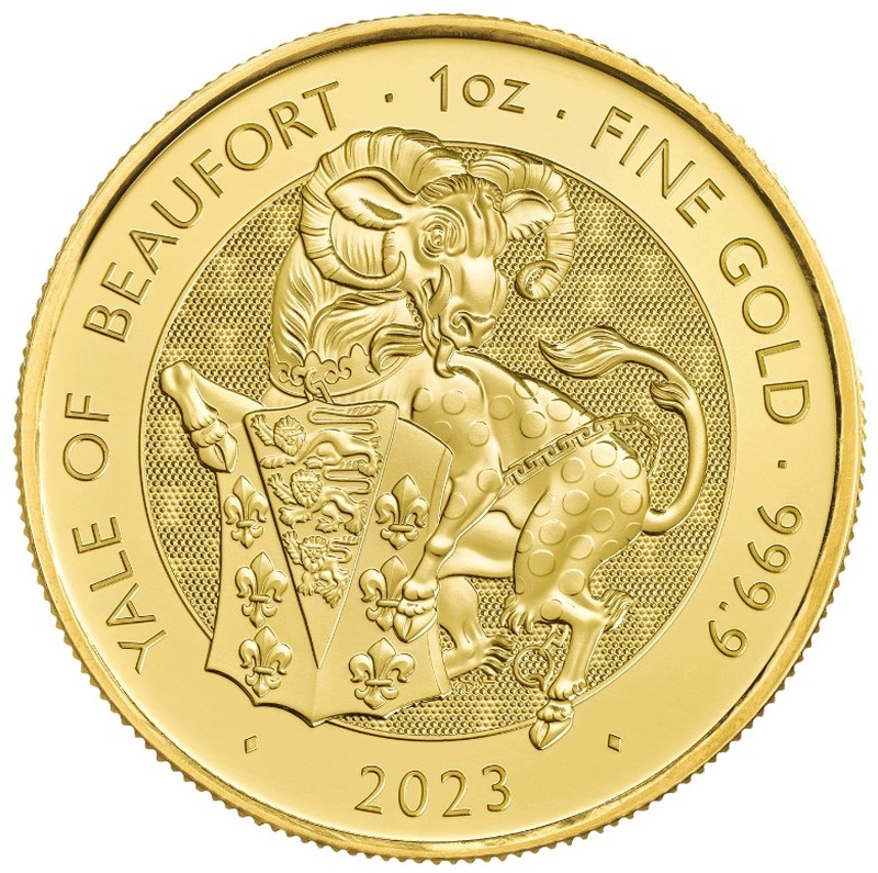 2023 L'Éale de Beaufort - Collection Royal Mint Queen's Beasts en or de 1 once