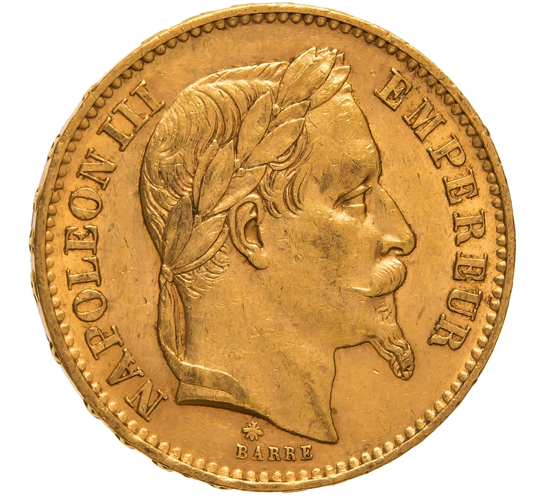 20 Francs Or Napoléon III Tête Laurée 1867 A