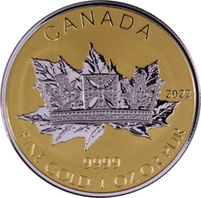 4 Pièces Maple Leaf Or 2022 BE en Boîte