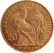Pièce 20 Francs Or Marianne Coq Notre Choix