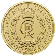 Pièce de 1/4 Once Or 2023 Couronnement Charles III