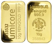 Lingot d'Or 10g Notre Choix Occasion