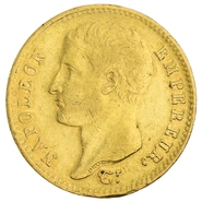 Pièce 20 Francs Or Napoléon I Tète Nue (Type Transitoire) 1807 A