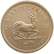 Pièce Krugerrand Or 1/2 Once 2024