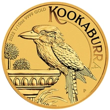 Pièce Kookaburra Or 1/10 Once 2022