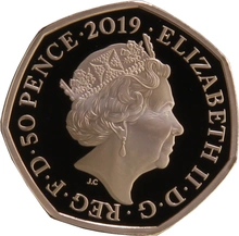Pièce 50 Pence Or 2019 The Gruffalo Célébration de 20 Ans BE en Boîte