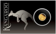 Pièce d'or australienne Mini Roo de 0,5 g 2024