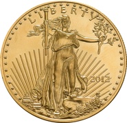Eagle en or de 1 once- 2012