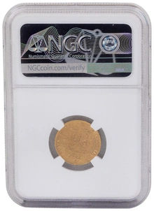 Pièce Demi Souverain Or 1878 Victoria Tête Jeune Revers Armoiries Londres NGC MS61