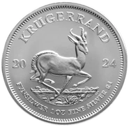 Pièce Krugerrand Argent 1 Once 2024