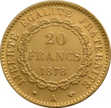 20 Francs Or Génie 3ème République Notre Choix (1871-1898)