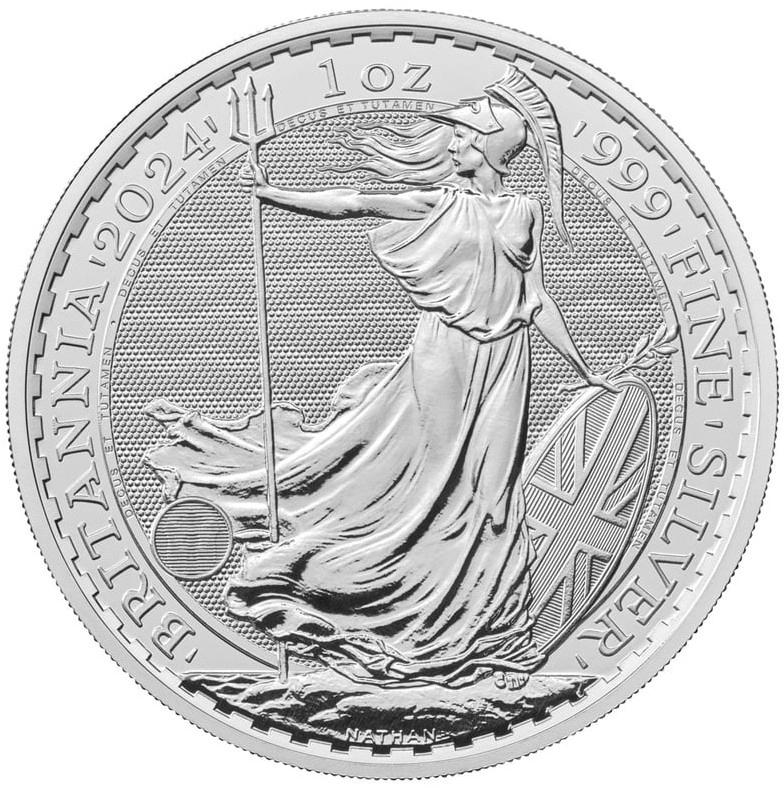 Pièce Britannia Argent 1 Once 2024