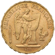 Pièce 20 Francs Or Génie 3ème République 1898 A