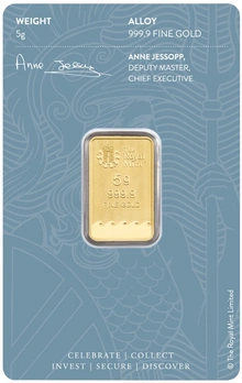 Lingot d'Or 5g Royal Mint Britannia