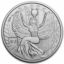 Pièce Dieux Égyptiens Isis Sierra Leone Argent 1 Once 2023