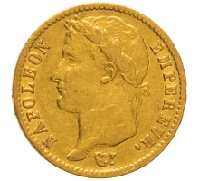 20 Francs Or Napoléon I Tête Laurée 1814 A