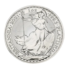 Pièce Britannia Platine 1 Once Meilleur Rapport Qualité-Prix