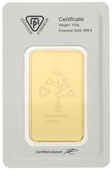 Lingot d'Or 100g Metalor