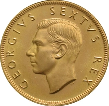 1952 1 £ Afrique du Sud George VI