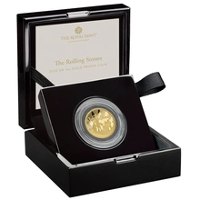 Coffret Belle épreuve pièce Or 1 once Music Legends - The Rolling stones 2022