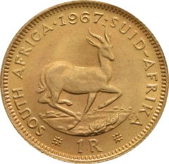 Pièce 1 Rand (1R) Or Afrique du Sud