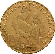 10 Francs en or - Marianne Coq