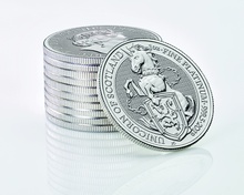 Royal Mint Queen's Beasts de 1 Once en Platine 2019 Licorne d'Ecosse